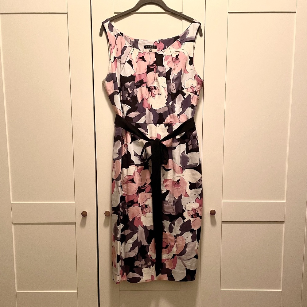 Coast Sleeveless Floral Dress Size UK 16
